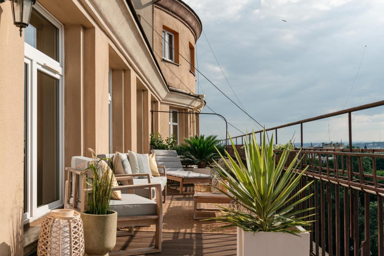 克拉科夫Penthouse Panorama - Loftaffair公寓 外观 照片