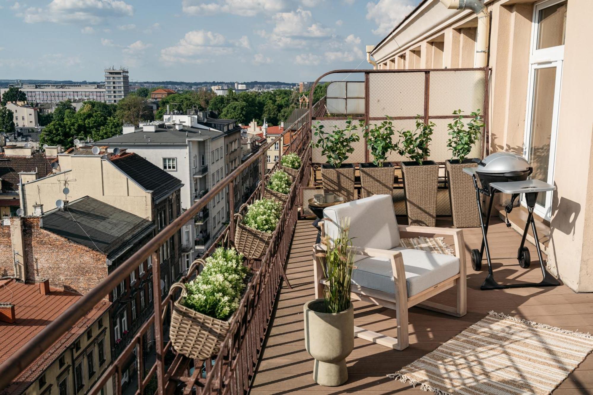 克拉科夫Penthouse Panorama - Loftaffair公寓 外观 照片
