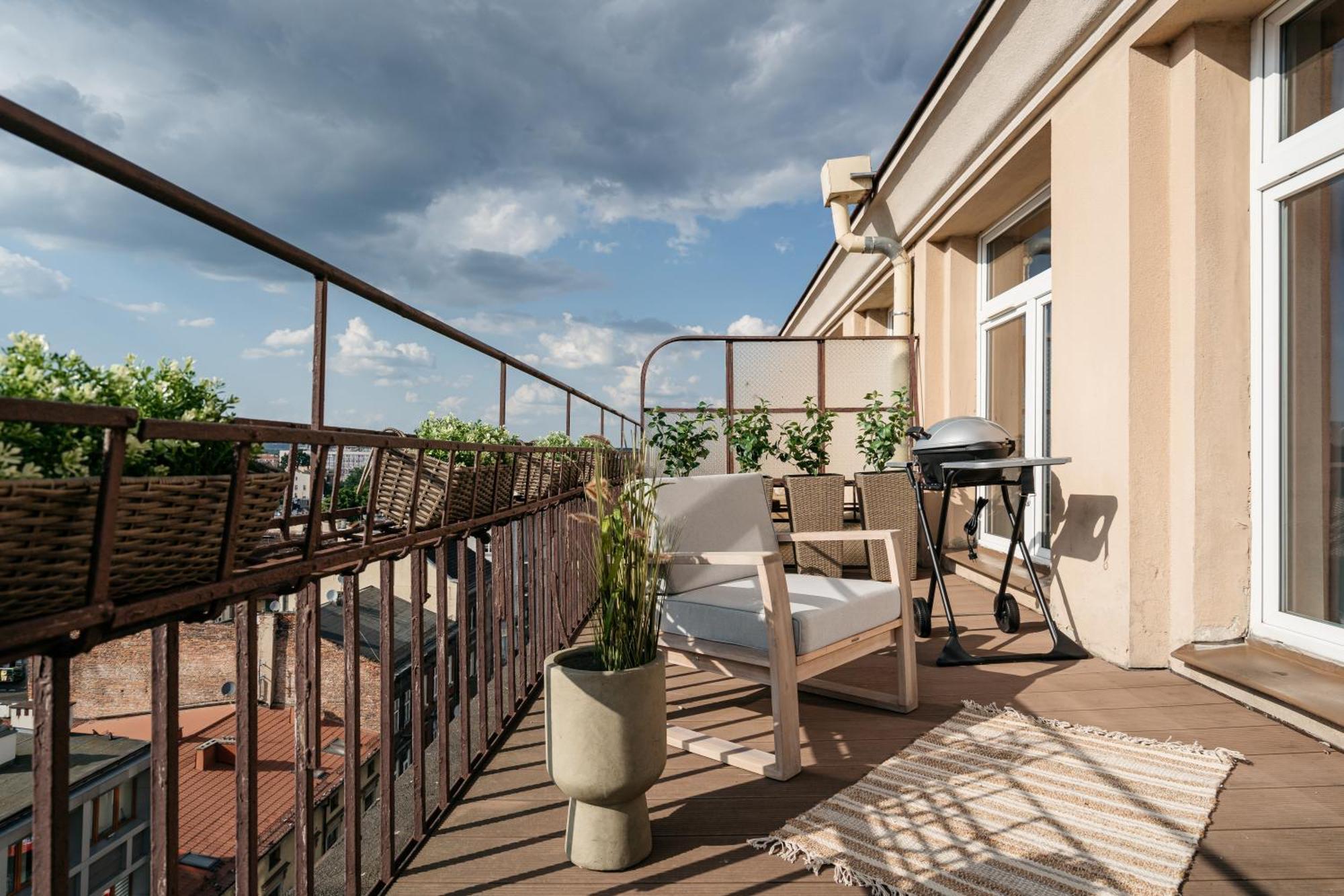 克拉科夫Penthouse Panorama - Loftaffair公寓 外观 照片