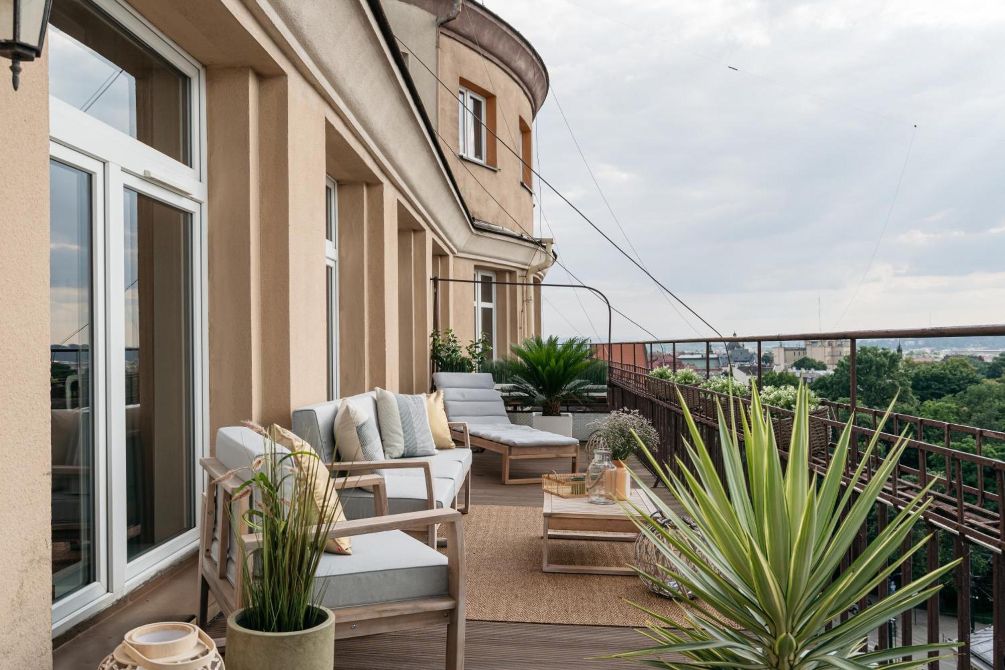 克拉科夫Penthouse Panorama - Loftaffair公寓 外观 照片