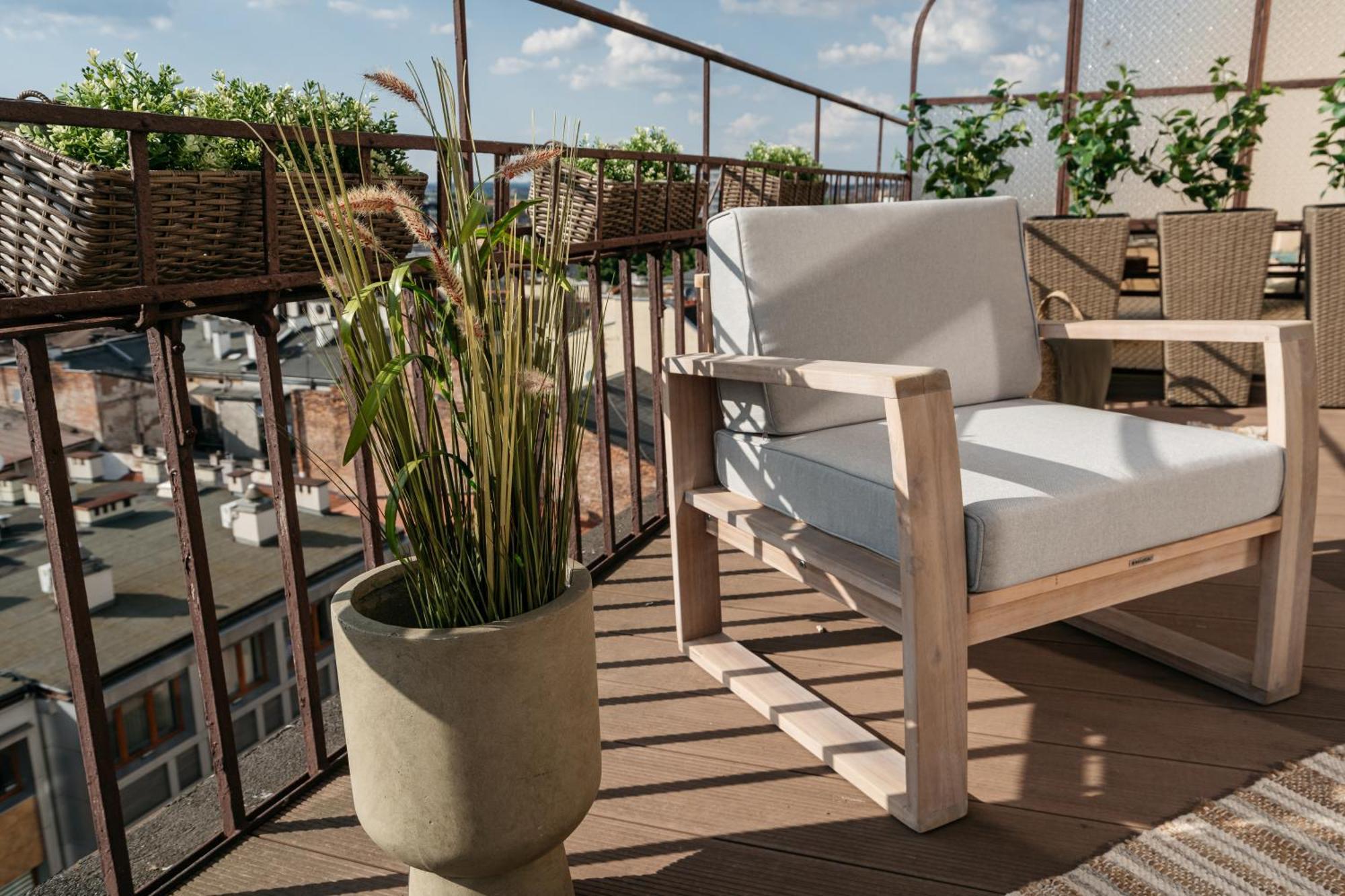 克拉科夫Penthouse Panorama - Loftaffair公寓 外观 照片