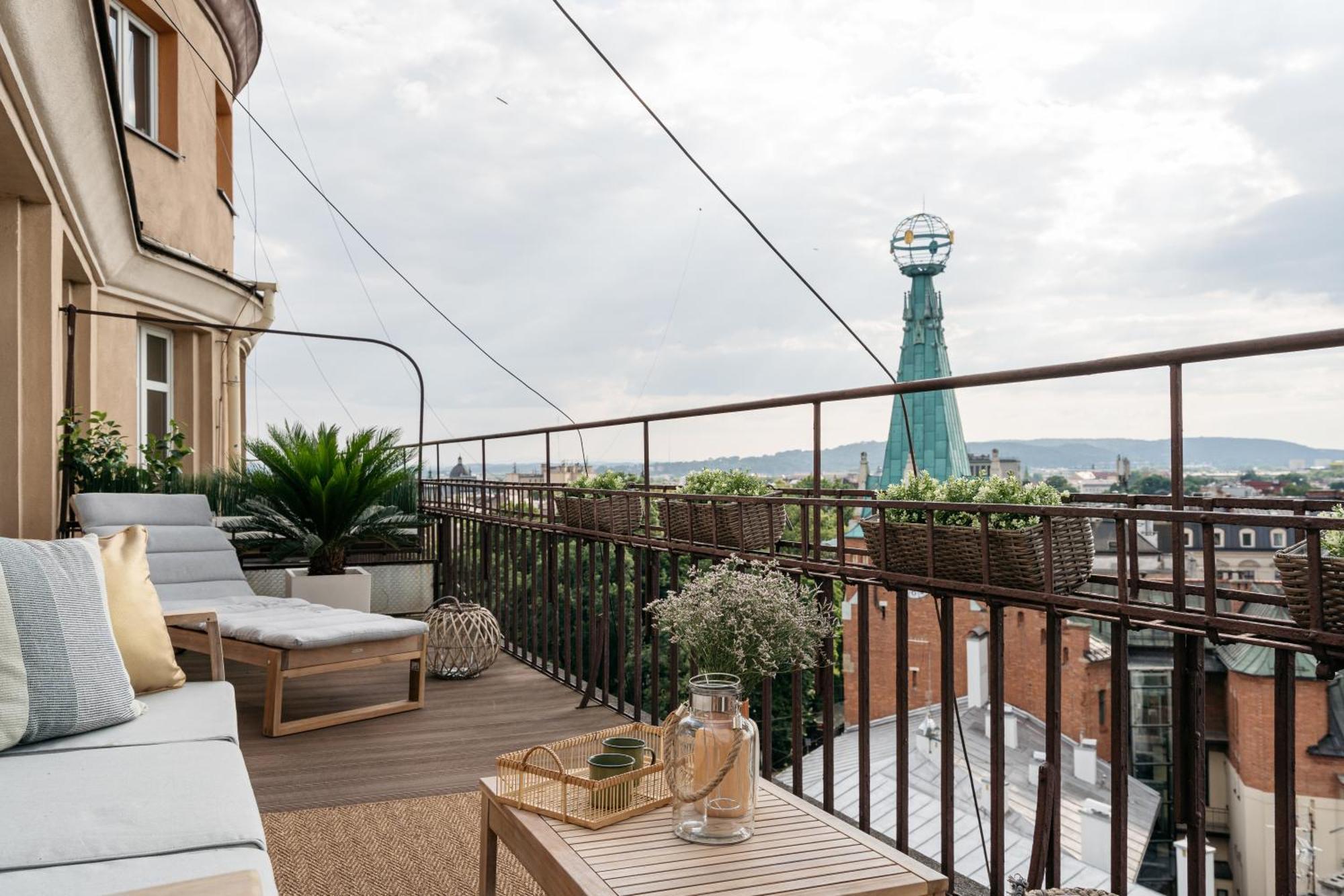 克拉科夫Penthouse Panorama - Loftaffair公寓 外观 照片