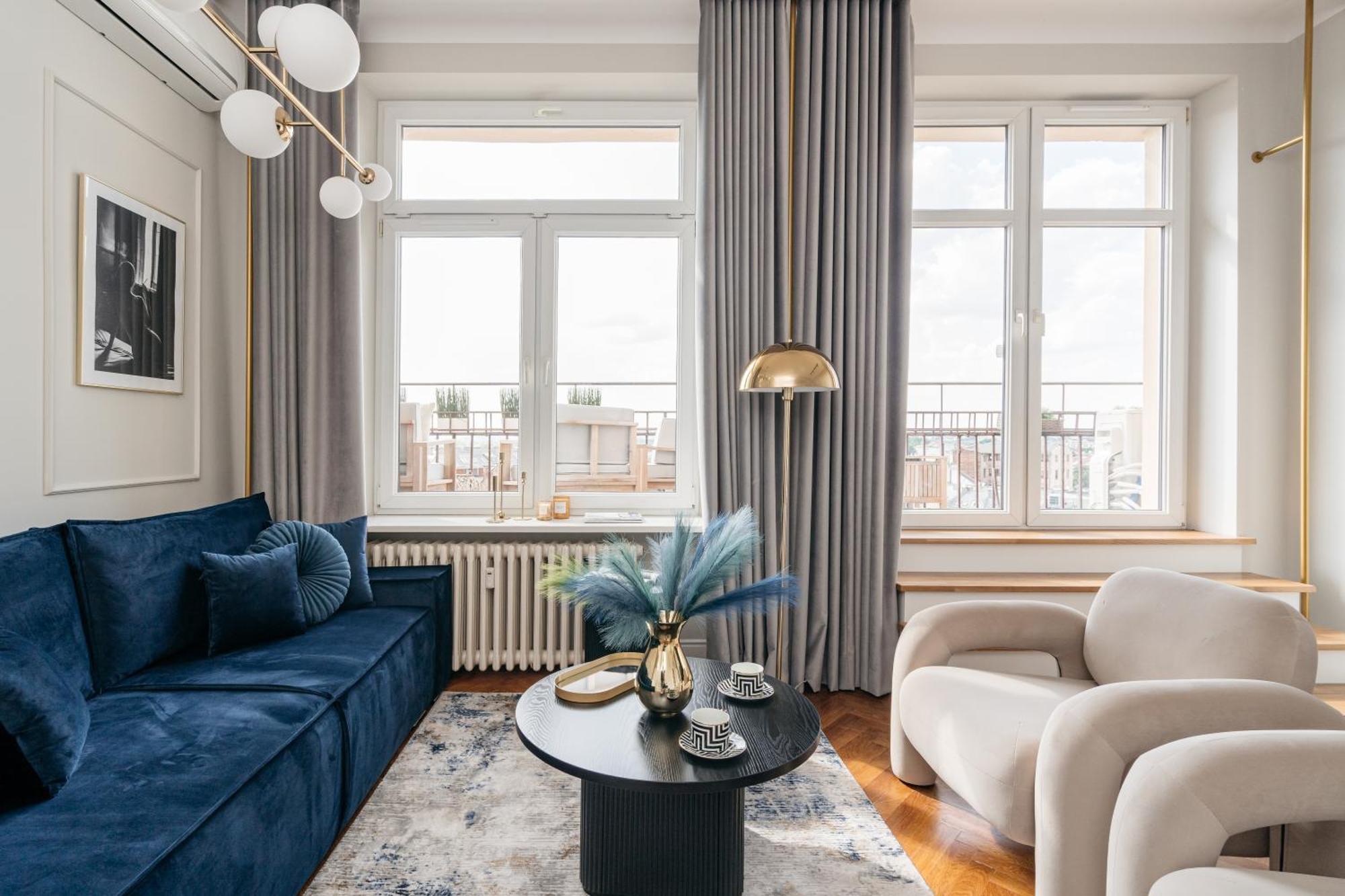 克拉科夫Penthouse Panorama - Loftaffair公寓 外观 照片