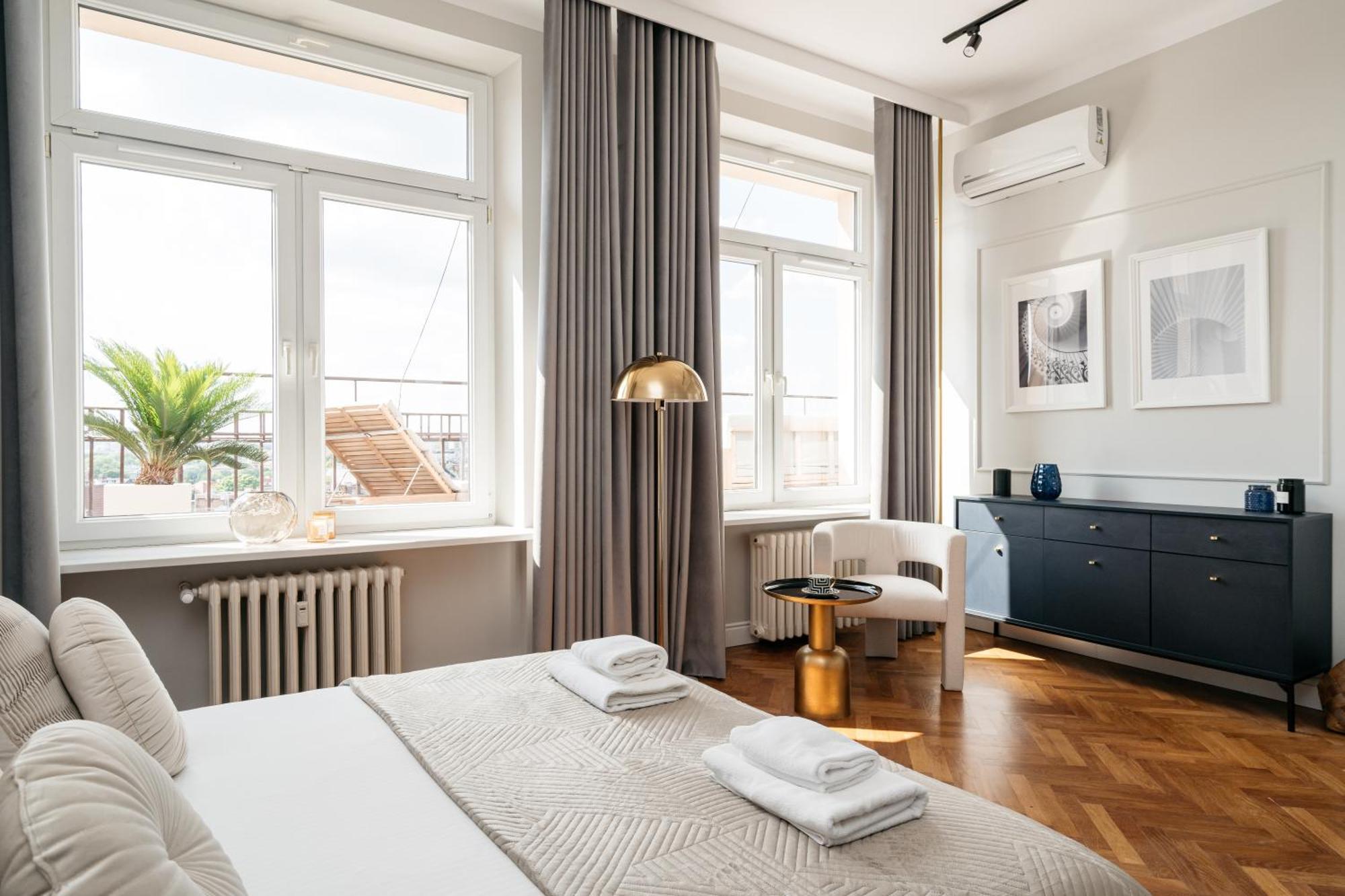 克拉科夫Penthouse Panorama - Loftaffair公寓 外观 照片