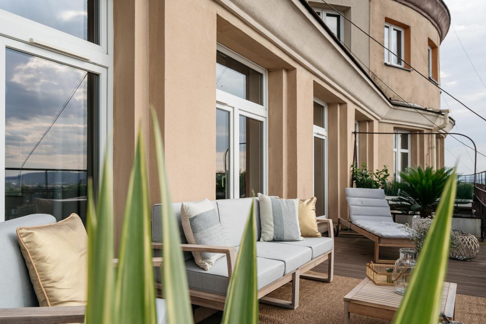 克拉科夫Penthouse Panorama - Loftaffair公寓 外观 照片
