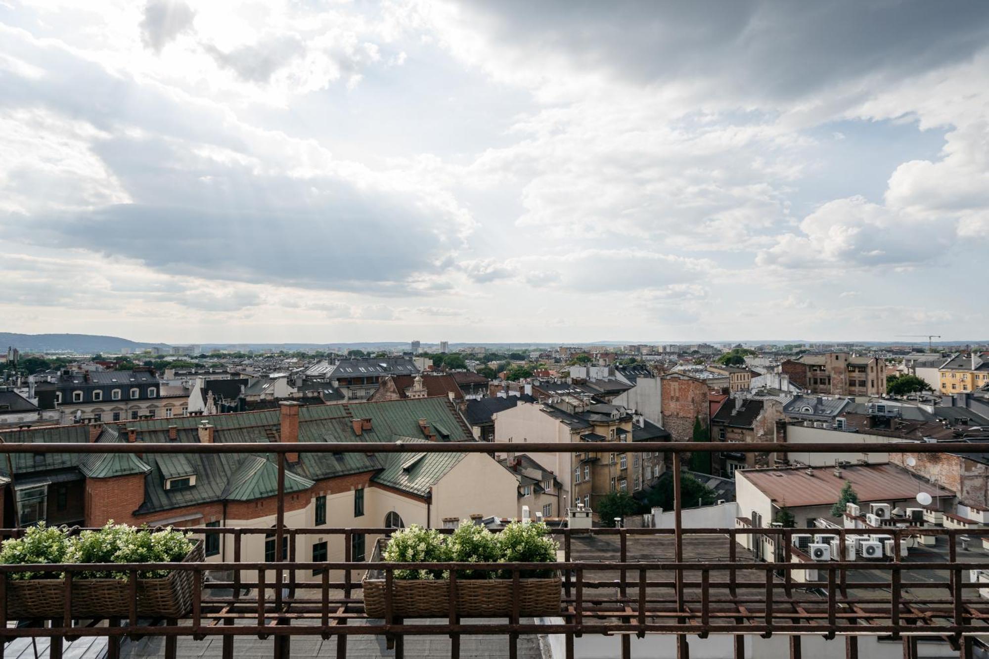克拉科夫Penthouse Panorama - Loftaffair公寓 外观 照片